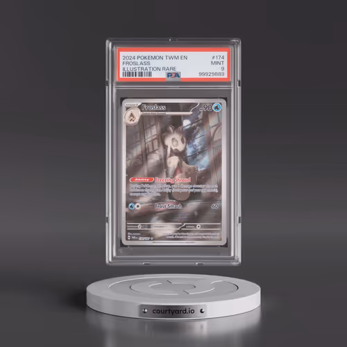 2024 Pokémon Twm EN-Twilight Masquerade #174 Froslass - Illustration Rare (PSA 9 MINT)