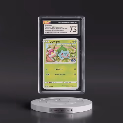 2019 Sword & Shield Promos #287/S-P Bulbasaur - Pokémon GO Promo Gift Campaign (CGC 7.5 NM+)