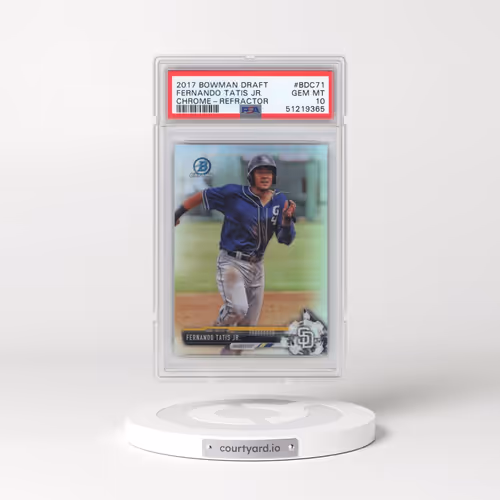 2017 Bowman Draft #BDC71 Fernando Tatis Jr. - Chrome-Refractor (PSA 10 GEM MINT)