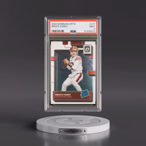 2022 Panini Donruss Optic #277 Brock Purdy (PSA 9 MINT)