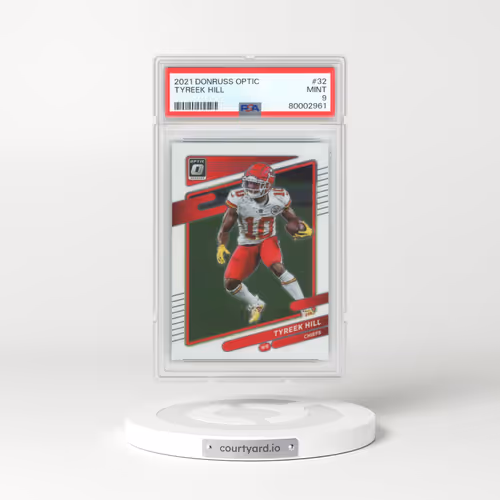 2021 Panini Donruss Optic #32 Tyreek Hill (PSA 9 MINT)