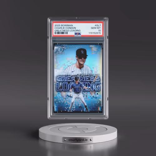2025 Bowman Greatness Loading #GL7 Charlie Condon (PSA 10 GEM MINT)