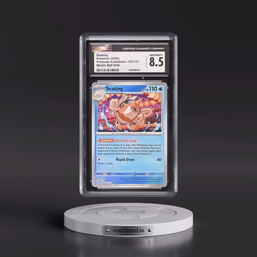 2024 Prismatic Evolutions - PRE EN #021/131 Seaking - Master Ball Holo (CGC 8.5 NM-MT+)