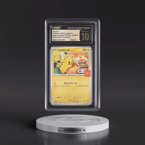 2025 Pokémon M-P Promo #020 Pikachu - McDonald's (CGC 10 PRISTINE)