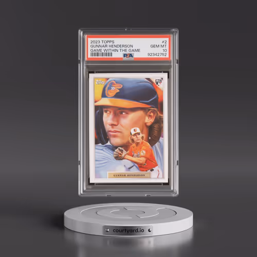 2023 Topps Game Within the Game #2 Gunnar Henderson (PSA 10 GEM MINT)