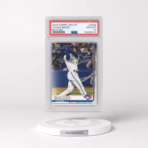 2019 Topps Update #US39 Cavan Biggio - Batting (PSA 10 GEM MINT)