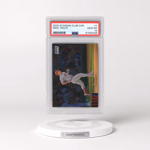 2020 Stadium Club Chrome #1 Mike Trout (PSA 10 GEM MINT)