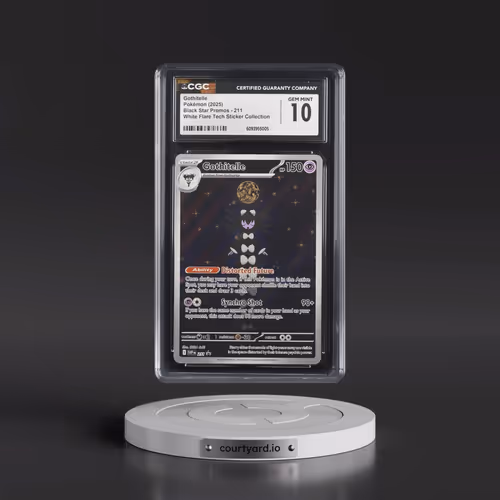 2025 Pokémon Svp EN-SV Black Star Promo #211 Gothitelle - White Flare Tech Sticker Collection (CGC 1