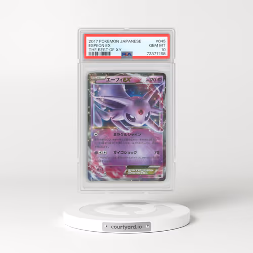 2017 Pokémon the Best of XY #045 Espeon EX - Holo (PSA 10 GEM MINT)