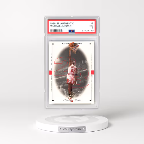 1998 SP Authentic #6 Michael Jordan (PSA 7 NM)