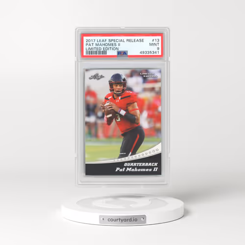 2017 Leaf Special Release Limited Edition #13 Pat Mahomes II (PSA 9 MINT)