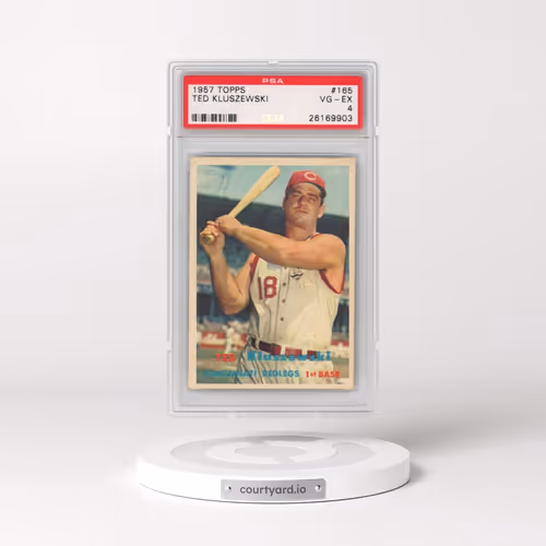1957 Topps #165 Ted Kluszewski (PSA 4 VG-EX)