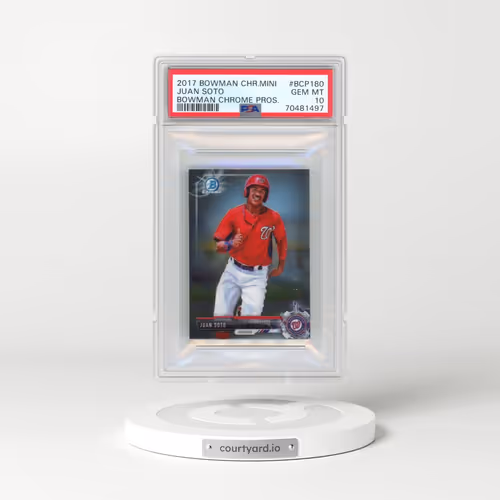 2017 Bowman Chrome Mini #BCP180 Juan Soto - Bowman Chrome Prospects (PSA 10 GEM MINT)