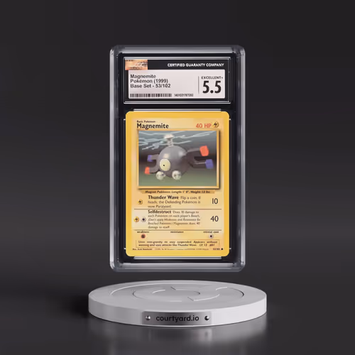 1999 Base Set #53/102 Magnemite (CGC 5.5 EX+)