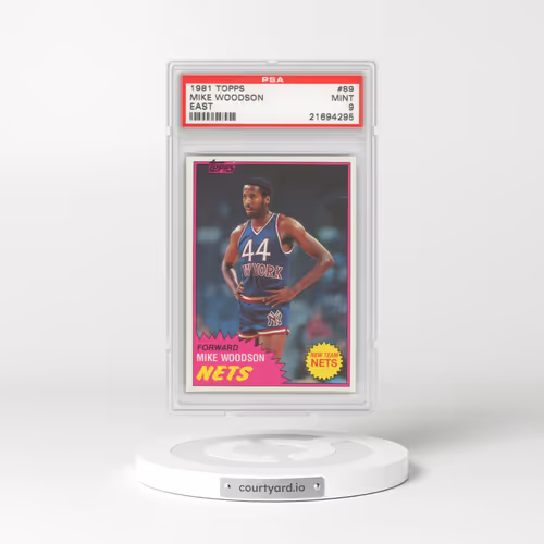 1981 Topps #89 Mike Woodson - East (PSA 9 MINT)