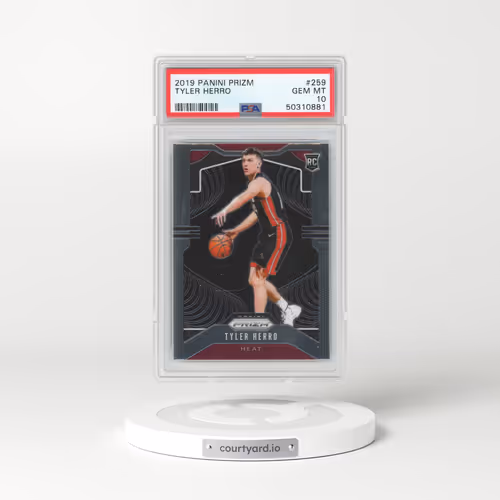 2019 Panini Prizm #259 Tyler Herro (PSA 10 GEM MINT)