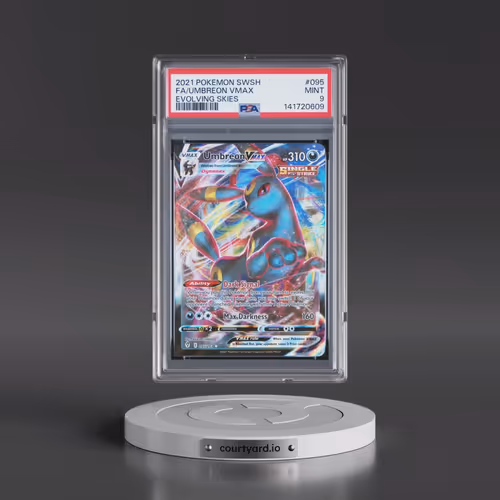 2021 Pokémon Sword & Shield Evolving Skies #095 Umbreon Vmax - Full Art (PSA 9 MINT)