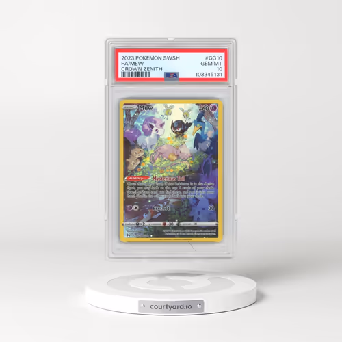 2023 Pokémon Sword and Shield Crown Zenith #GG10 Mew - Full Art (PSA 10 GEM MINT)
