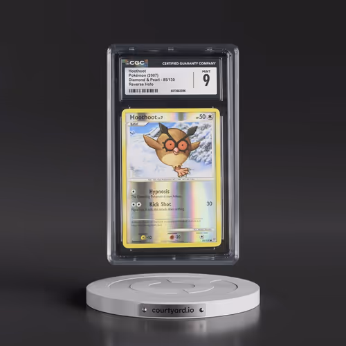 2007 Diamond & Pearl #85/130 Hoothoot - Reverse Holo (CGC 9 MINT)