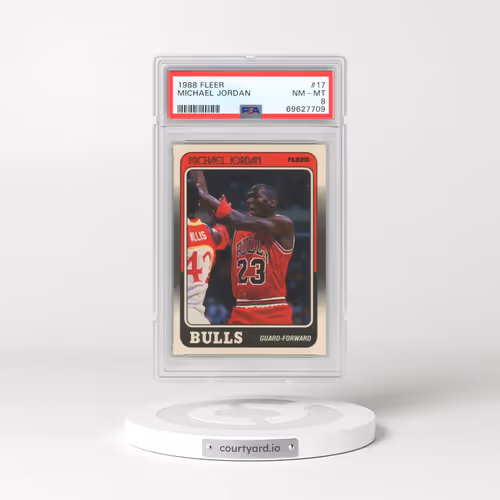 1988 Fleer #17 Michael Jordan (PSA 8 NM-MT)