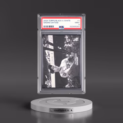 2024 Topps Black and White #1 Shohei Ohtani (PSA 9 MINT)