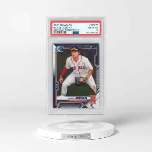 2021 Bowman Chrome Prospects #BCP71 Blaze Jordan (PSA 10 GEM MINT)
