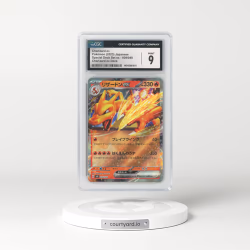 2023 Venusaur/Charizard/Blastoise Spec. Set ex #009/049 Charizard ex - Charizard ex Deck (CGC 9 MINT)
