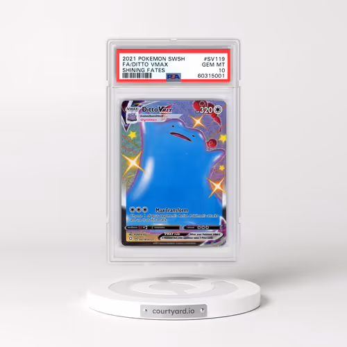 2021 Pokémon Sword & Shield Shining Fates #SV119 Ditto Vmax - Full Art (PSA 10 GEM MINT)