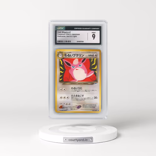 2001 Darkness, and to Light Dark Wigglytuff (CGC 9 MINT)