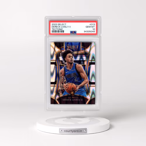 2023 Panini Select #313 Dereck Lively II - Tectonic (PSA 10 GEM MINT)
