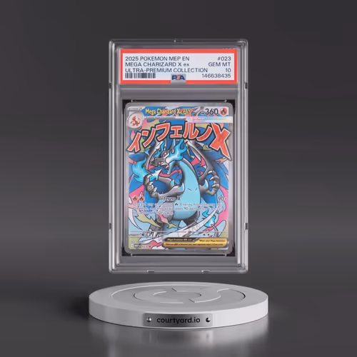 2025 Pokémon Mep EN-Me Black Star Promo #023 Mega Charizard X EX - Holo Mega Charizard X EX Ultra-Pr