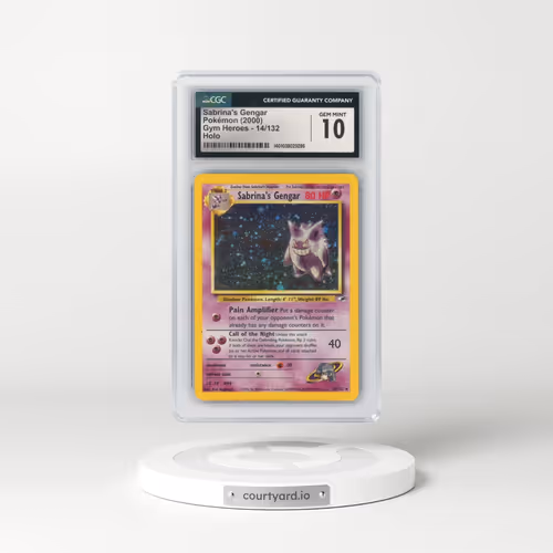2000 Gym Heroes #14/132 Sabrina's Gengar - Holo (CGC 10 GEM MINT)