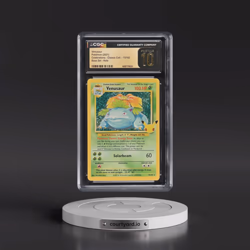 2021 Celebrations - Classic Collection #15/102 Venusaur - Base Set Holo (CGC 10 PRISTINE)