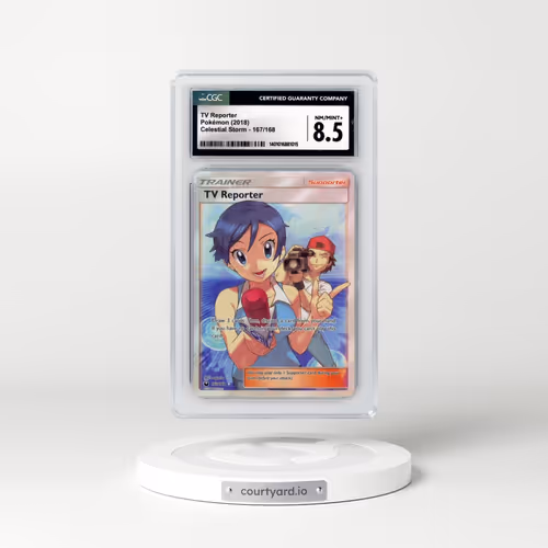 2018 Celestial Storm #167/168 TV Reporter (CGC 8.5 NM-MT+)