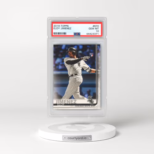 2019 Topps #670 Eloy Jimenez (PSA 10 GEM MINT)