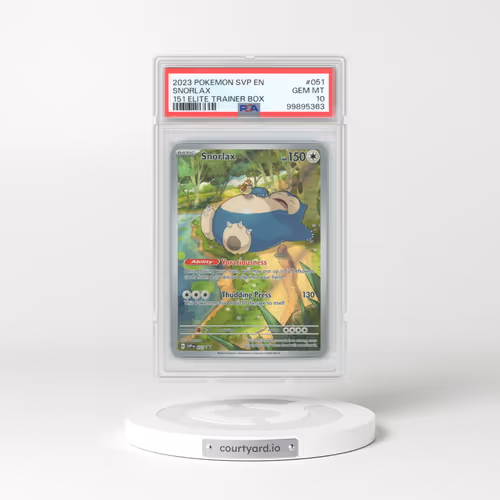2023 Pokémon Svp EN-SV Black Star Promo #051 Snorlax - 151 Elite Trainer Box (PSA 10 GEM MINT)