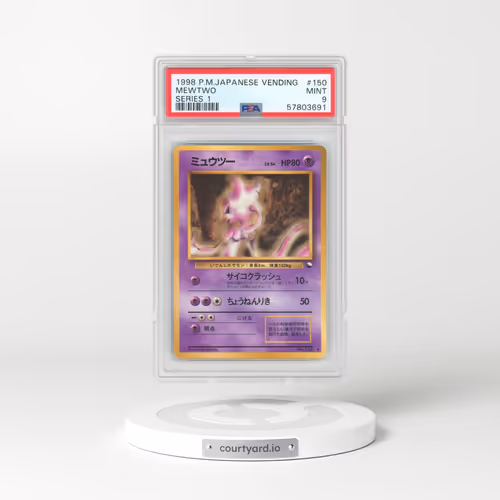 1998 Pokémon Vending #150 Mewtwo - Series 1 (PSA 9 MINT)