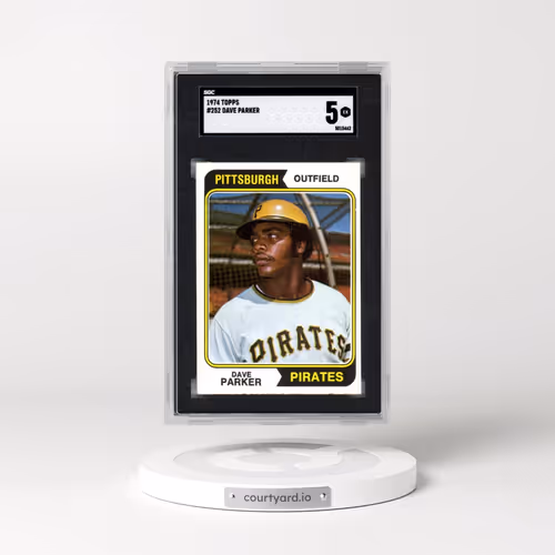 1974 Topps #252 Dave Parker (SGC 5 EX)