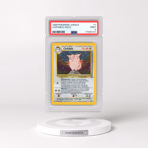 1999 Pokémon Jungle #1 Clefable - Holo (PSA 9 MINT)