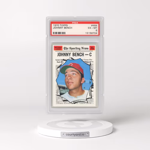 1970 Topps #464 Johnny Bench (PSA 6 EX-MT)