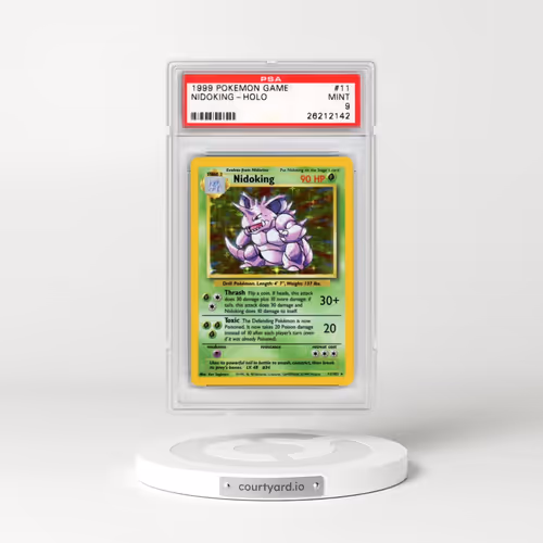 1999 Pokémon Game #11 Nidoking - Holo (PSA 9 MINT)