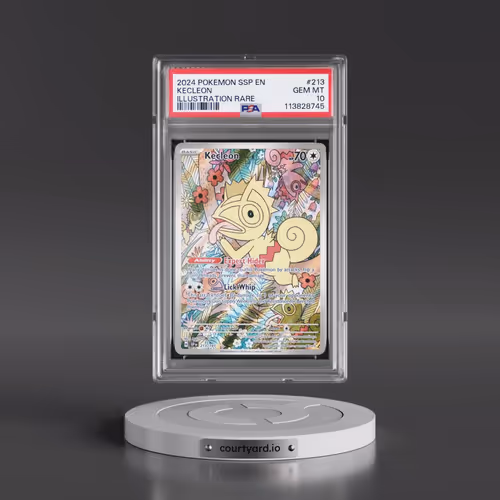 2024 Pokémon Ssp EN-Surging Sparks #213 Kecleon - Illustration Rare (PSA 10 GEM MINT)