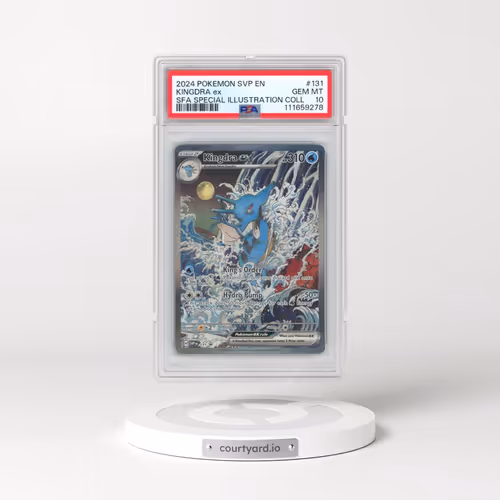 2024 Pokémon Svp EN-SV Black Star Promo #131 Kingdra EX - Holo Shrouded Fable Special Illustration C