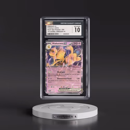 2023 Black Star Promos - Scarlet & Violet SVP EN #050 Alakazam ex - 151 ex Box-Alakazam ex (CGC 10 G