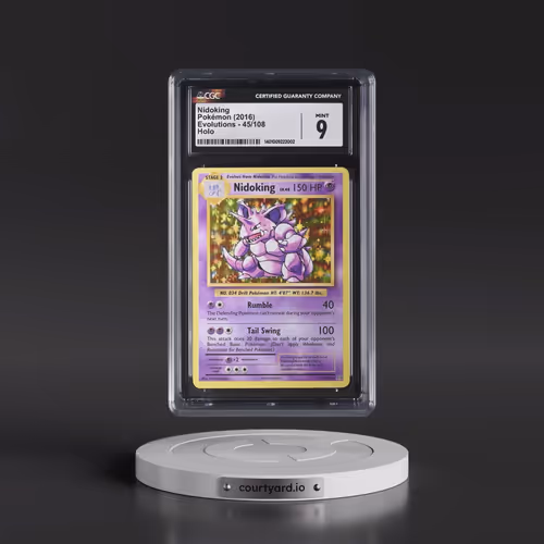 2016 Evolutions #45/108 Nidoking - Holo (CGC 9 MINT)