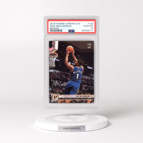 2019 Panini Chronicles #120 Zion Williamson - Bronze (PSA 10 GEM MINT)