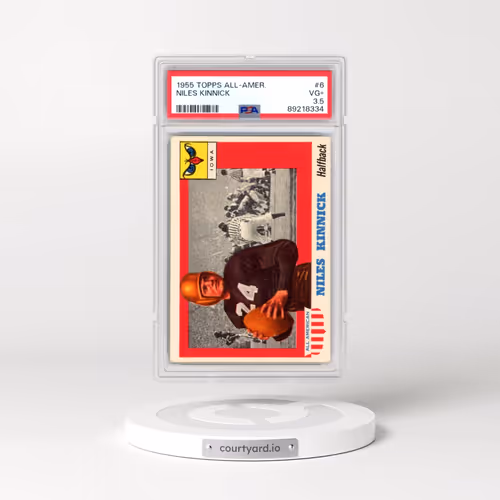 1955 Topps All-Amer. #6 Niles Kinnick (PSA 3.5 VG+)