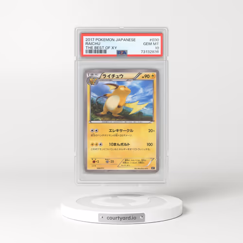 2017 Pokémon the Best of XY #030 Raichu (PSA 10 GEM MINT)