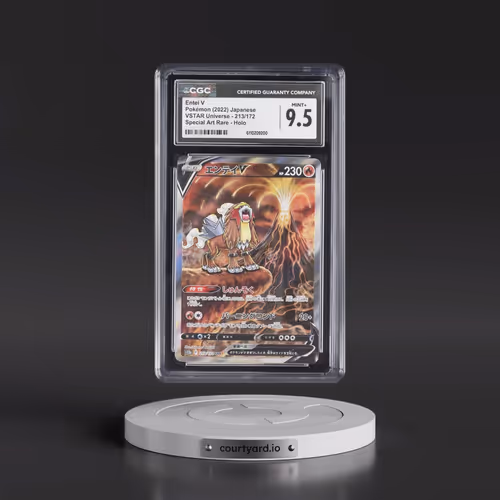 2022 VSTAR Universe #213/172 Entei V - Special Art Rare Holo (CGC 9.5 MINT+)