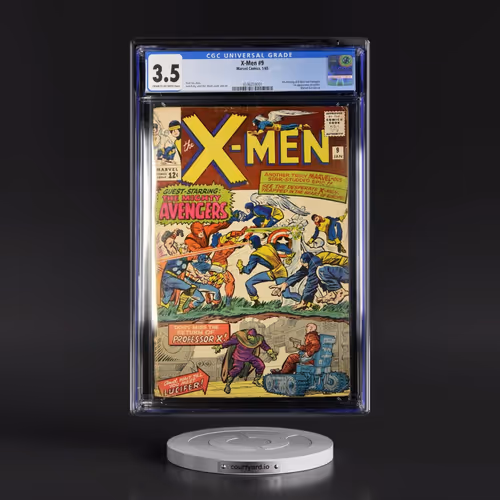 X-Men #9 CGC 3.5 Cream to Off-white Pages (Marvel Comics, 1/65)